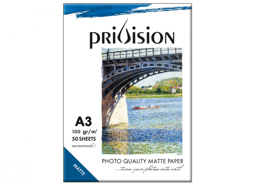 Fotopaber PRIVISION matt A3, 100g. 50l.